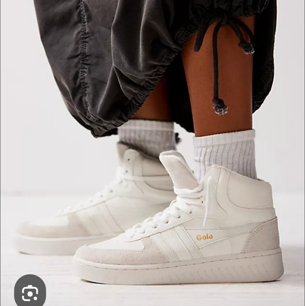 Gola White and Gray High-Tops